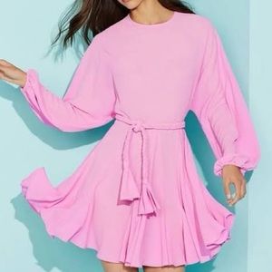 Gianni Bini Pink Braided Rope Dress